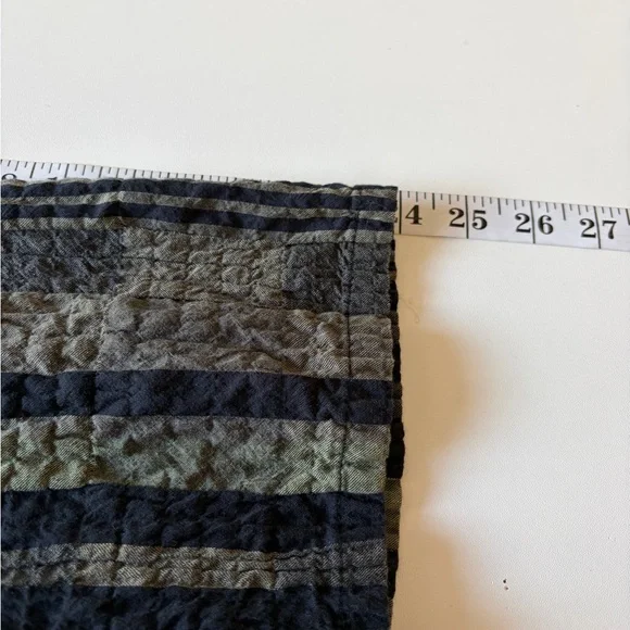 Habitat Plaid 99% Cotton Button-Down Retro Grandpacore Print (L) Boxy Lagenlook - Picture 16 of 17